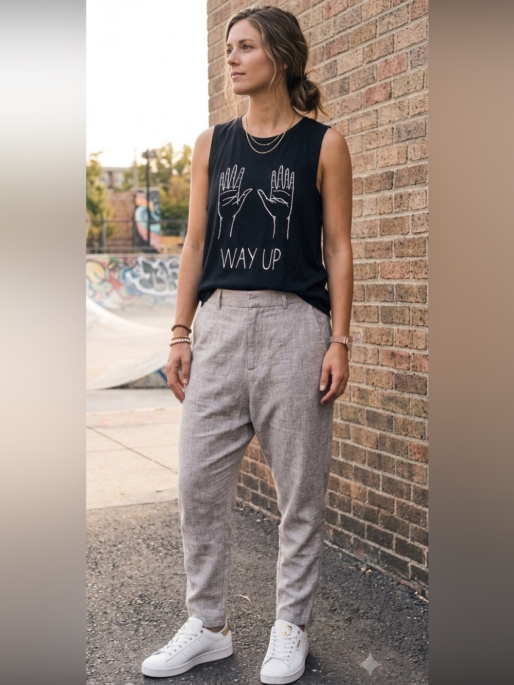 Private Party “WAY UP” Muscle Tee